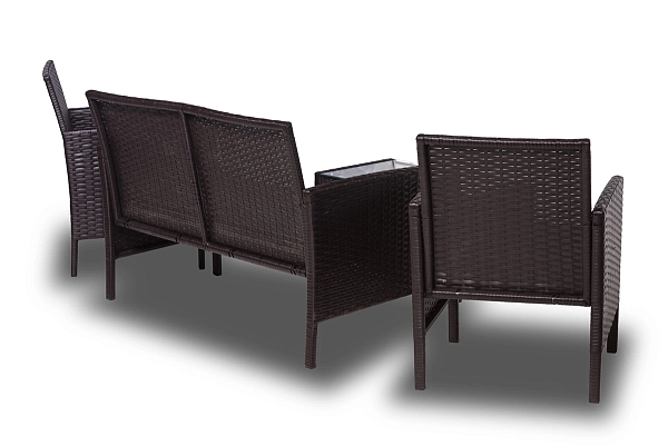 набор садовой мебели «ангкор» коричневый удачная мебель
