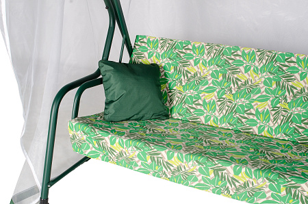 садовые качели «панама» a46g.510 зеленый удачная мебель - даметекс