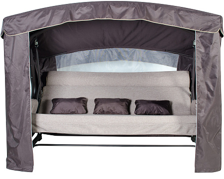 садовые качели «брауни» a43c.614 коричневый удачная мебель - даметекс