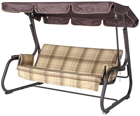 качели садовые «ибица» a52c.503 коричневый удачная мебель - даметекс