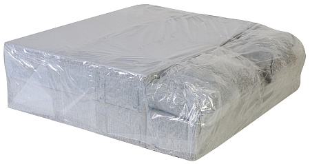 Диван-кровать трансформер бескаркасный &quot;Валентина&quot; 140х100х60 см серый