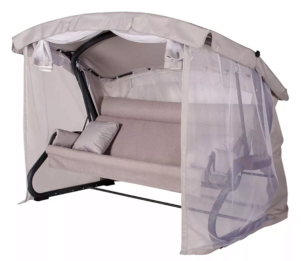 Текстильный комплект с подголовником для садовых качелей 200*53*53 см С200.612 Удачная мебель - Даметекс