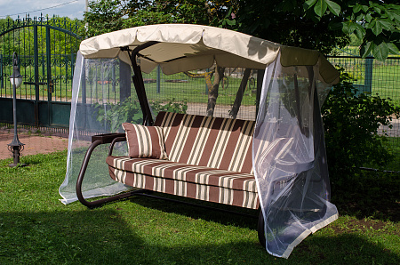 Тент на садовые качели A51 АМС 208*122 см бежевый Удачная мебель - Дачная мебель