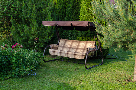 качели садовые «ибица» a52c.503 коричневый удачная мебель - даметекс