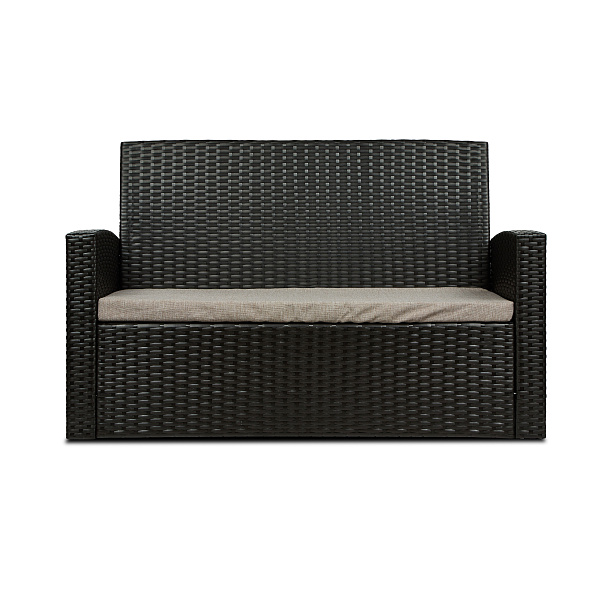 набор садовой мебели «кипр» коричневый удачная мебель