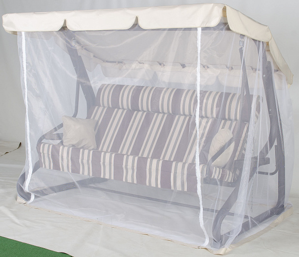 Тент на садовые качели A44 АМС 221*140 см бежевый Удачная мебель - Дачная мебель