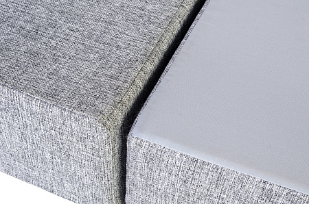 Диван-кровать трансформер бескаркасный &quot;Валентина&quot; 140х100х60 см серый