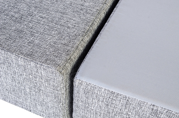 Диван-кровать трансформер бескаркасный &amp;quot;Валентина&amp;quot; 140х100х60 см серый