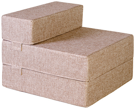 Кресло-кровать трансформер бескаркасное &quot;Валентина&quot; 80х80х60 см шоколад