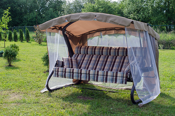 садовые качели «империя» a43c.345 коричневый удачная мебель - даметекс