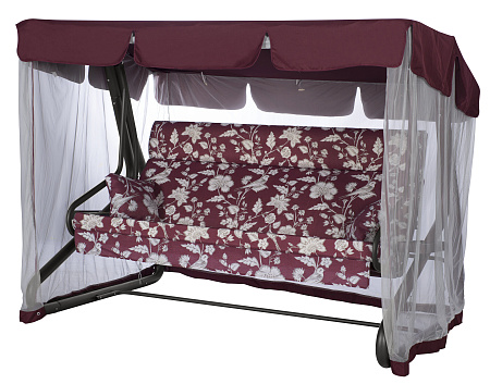 садовые качели «валенсия» a44а.535 антрацит удачная мебель - даметекс