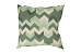 подушка «рио» 40х40 зеленый с бежевым удачная мебель - даметекс