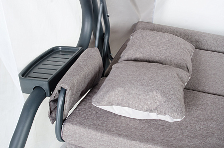 садовые качели «империя» a43а.626 антрацит удачная мебель - даметекс