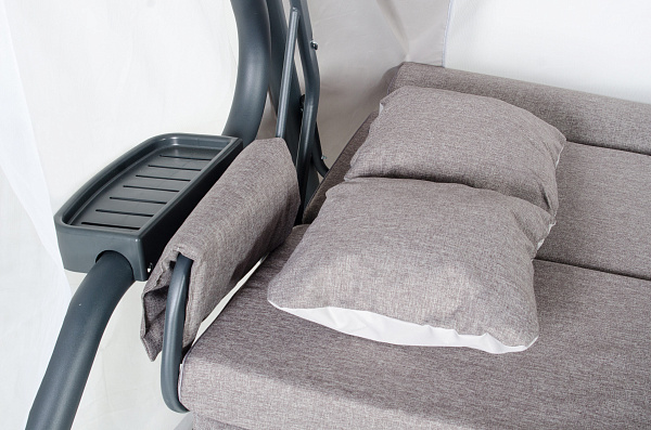 садовые качели «империя» a43а.626 антрацит удачная мебель - даметекс