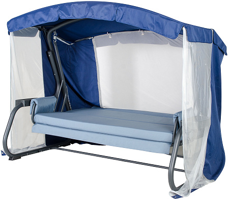 садовые качели «мерида премиум» a56a.5014 антрацит удачная мебель - даметекс