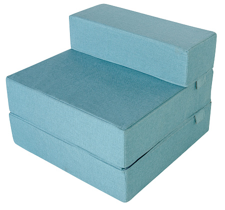 Кресло-кровать трансформер бескаркасное &quot;Валентина&quot; 80х80х60 см бирюзовый