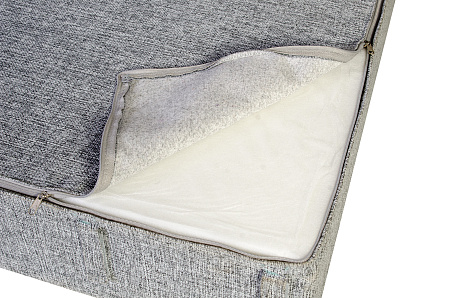 Диван-кровать трансформер бескаркасный &quot;Валентина&quot; 140х100х60 см серый