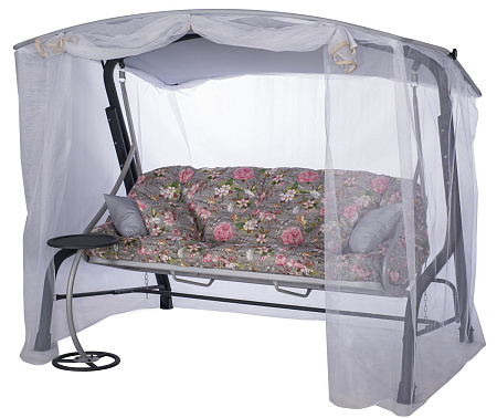 садовые качели «версаль» a50a.606 антрацит удачная мебель - даметекс