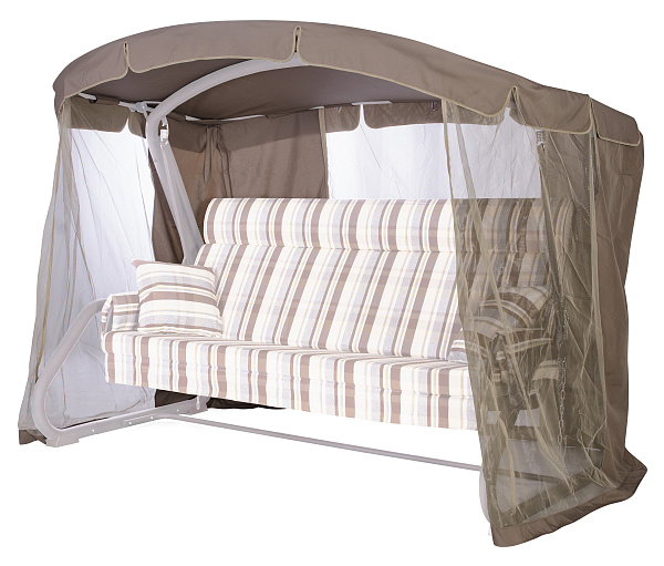 Тент на садовые качели A43 АМС 239*140 см коричневый Удачная мебель - Дачная мебель