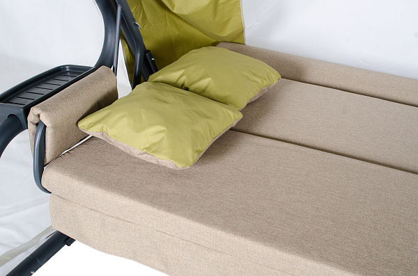 садовые качели «империя» a43а.625 антрацит удачная мебель - даметекс