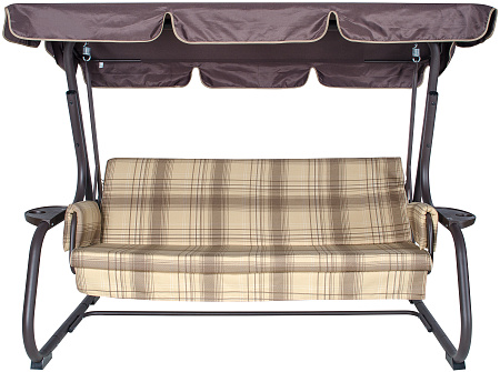 качели садовые «ибица» a52c.503 коричневый удачная мебель - даметекс