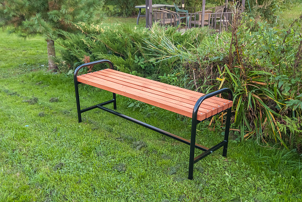 скамья садовая без спинки флора