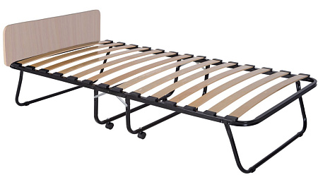 Раскладушка «Элеонора Премиум Дуб» с металлическими колесами 202х90 Даметекс - Удачная мебель