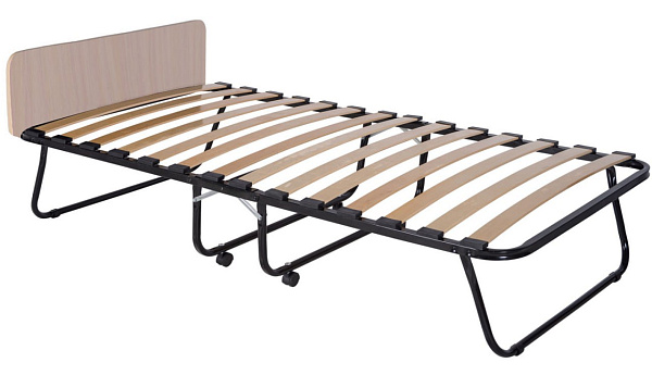 Раскладушка «Элеонора Премиум Дуб» с металлическими колесами 202х90 Даметекс - Удачная мебель