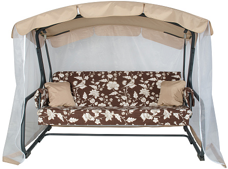 садовые качели «эдем» a45а.541 антрацит удачная мебель - даметекс