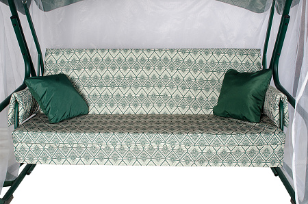 садовые качели «ренессанс» a45g.569 зеленый удачная мебель - даметекс