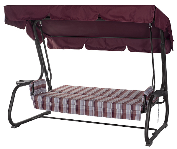 качели садовые «борнео» a52а.335 антрацит удачная мебель - даметекс