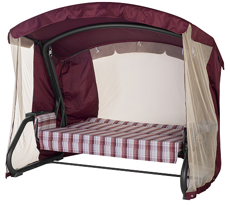 садовые качели «мерида премиум» a29a.335 антрацит удачная мебель - даметекс