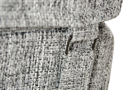 Диван-кровать трансформер бескаркасный &quot;Валентина&quot; 140х100х60 см серый/розовый