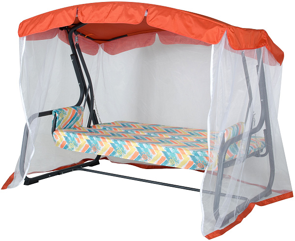 садовые качели «тропикана» a45а.320 антрацит удачная мебель - даметекс