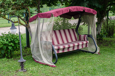 садовые качели «милан» a51а.304 антрацит удачная мебель - даметекс