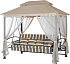 беседка-качели «амаре» a31bl.006 бежевый удачная мебель - даметекс