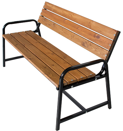 скамья садовая со спинкой флора