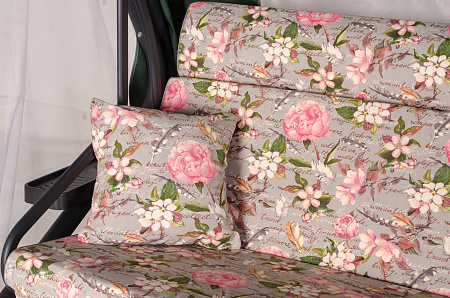 садовые качели «корфу» a44a.606 антрацит удачная мебель - даметекс