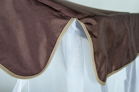 садовые качели «тропикана» а45с.613 коричневый удачная мебель - даметекс