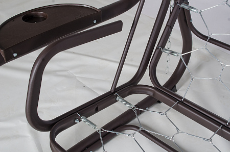 качели садовые «ибица» a52c.503 коричневый удачная мебель - даметекс