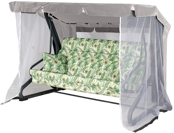 садовые качели «санрайс» a44а.611 антрацит удачная мебель - даметекс