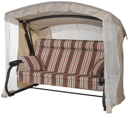 садовые качели «паттайя» a29c.347 коричневый удачная мебель - даметекс