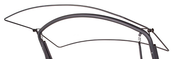 Комплект деталей крыши А60 для садовых качелей 221*144 см антрацит Удачная мебель - Даметекс