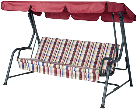 садовые качели «карибы» a46a.336 антрацит удачная мебель - даметекс