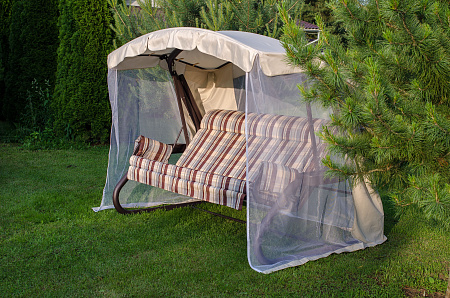 садовые качели «толедо» a28c.345 коричневый удачная мебель - даметекс