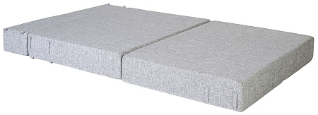 Диван-кровать трансформер бескаркасный &quot;Валентина&quot; 140х100х60 см серый/розовый