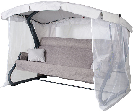 садовые качели «империя» a43а.626 антрацит удачная мебель - даметекс