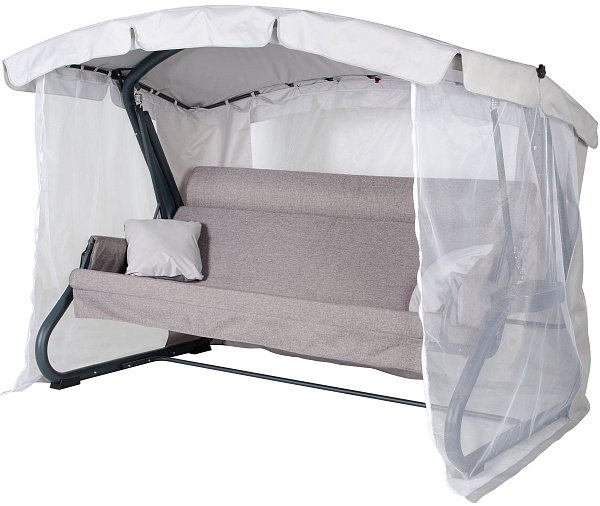 садовые качели «империя» a43а.626 антрацит удачная мебель - даметекс