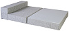 Диван-кровать трансформер бескаркасный &amp;quot;Валентина&amp;quot; 140х100х60 см серый