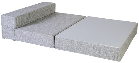 Диван-кровать трансформер бескаркасный &quot;Валентина&quot; 140х100х60 см серый